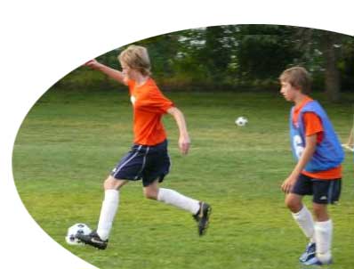 playing soccer. “It#39;s like playing soccer in